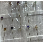 Hair Pin - Fluorite Roses - 6 pcs pack